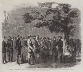 The Civil War in America, Confederate Prisoners captured by United States